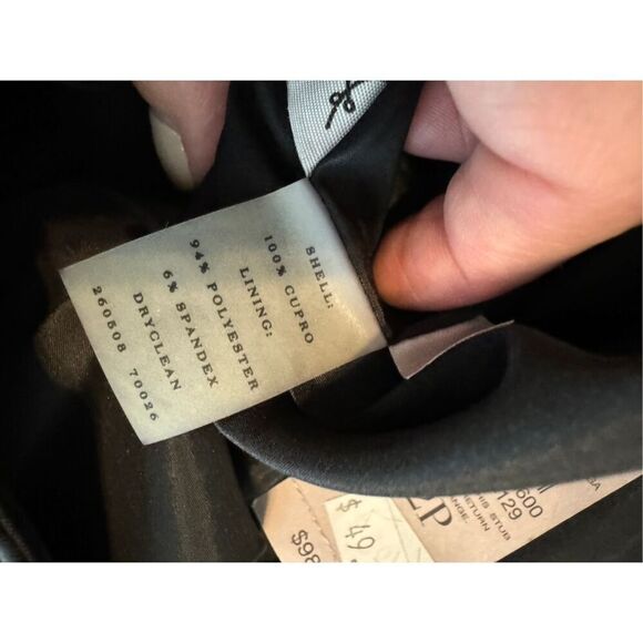 NWT Ann Taylor Black Skirt Size 12P - Picture 4 of 4